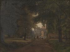 Outside Ariccia, 1882. Creator: Thorald Brendstrup