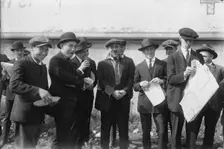 Outside Ebbets Field, between c1915 and c1920. Creator: Bain News Service