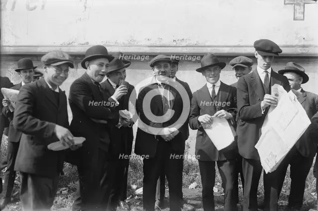 Outside Ebbets Field, between c1915 and c1920. Creator: Bain News Service.