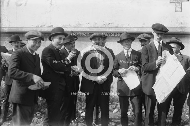 Outside Ebbets Field, between c1915 and c1920. Creator: Bain News Service.