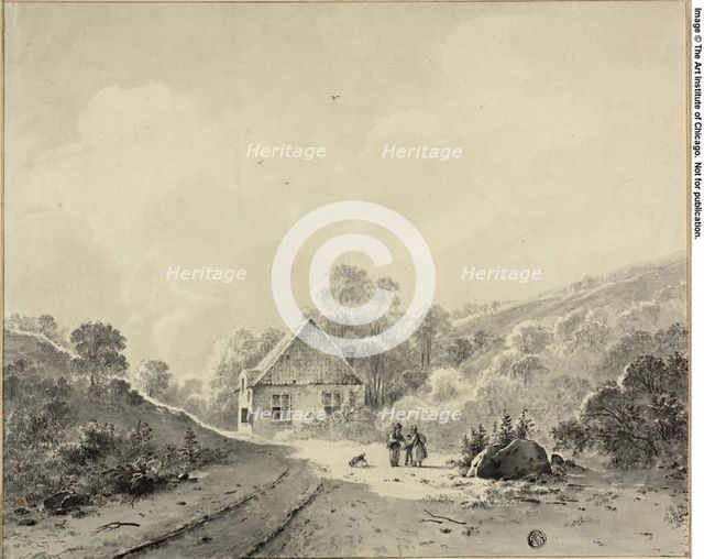 Outside of Haarlem, 1833. Creator: Jan Pieter Waterloo.