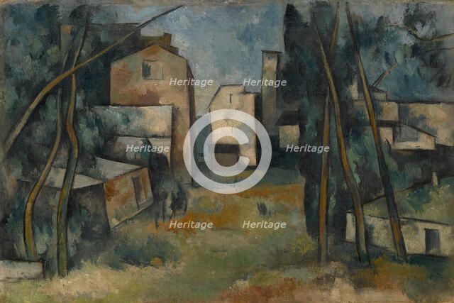 Outskirts of a Town, 1919. Artist: Shevchenko, Alexander Vasilyevich (1883-1948)