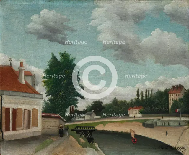 Outskirts of Paris, c. 1897-1905. Creator: Henri Rousseau (French, 1844-1910).