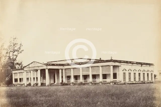Outram Institute, Calcutta, 1850s. Creator: Captain R. B. Hill.