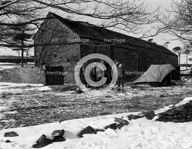 Outward Bound course, near Hope, Derbyshire, 1965. Creator: Michael Walters.