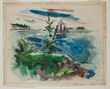 Outward From Deer Isle, Maine, 1922. Creator: John Marin
