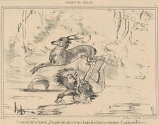 Ouverture de la chasse, c1854. Creator: Honore Daumier