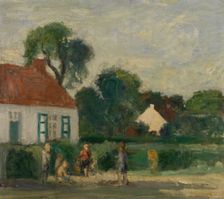 Oude baan in Schilde, 1940s? Creator: Albert Van Dyck