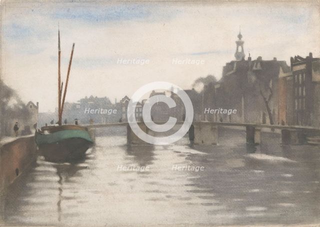 Oude Schans in Amsterdam, 1870-1923. Creator: Willem Witsen.