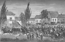 Oudtshoorn Mounted Volunteers Starting for the Eastern Frontier c1880