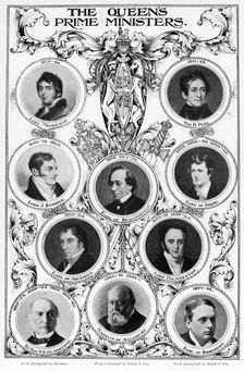 Oueen Victoria's prime ministers, 1901. Creator: Unknown