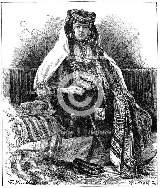 Ouled Nail dancer, Algeria, c1890. Artist: Armand Kohl