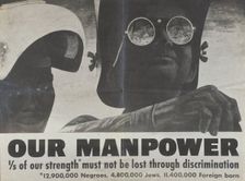 Our manpower, c1943. Creator: Ben Shahn