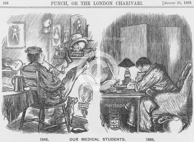'Our Medical Students', 1886. Artist: Joseph Swain Artist: Unknown
