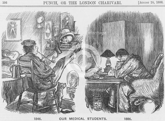 'Our Medical Students', 1886. Creators: Joseph Swain, Unknown.