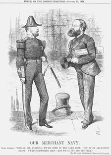 Our Merchant Navy 1874. Creator: Joseph Swain