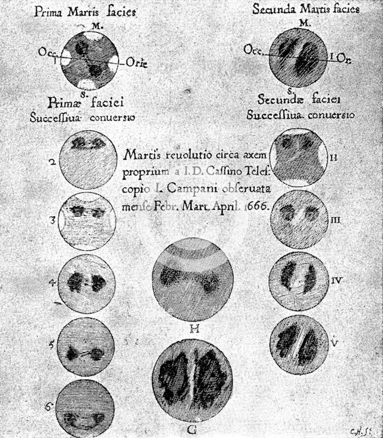 Our Near Neighbour, Mars:...configuration of the two Hemispheres of Mars, 17th century, (1895). Creator: Carl Hentschel.