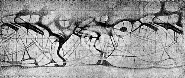 Our Near Neighbour, Mars: Fig. 7: the "Channels" of Mars, as recorded by Schiaparelli, 1895. Creator: Unknown.