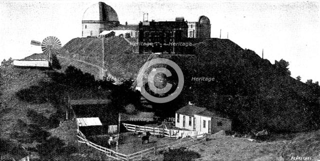Our Near Neighbour, Mars: the Lick Observatory, Mount Hamilton, California, 1895. Creator: Carl Hentschel.