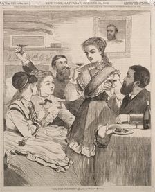 "Our Next President" , 1868. Creator: Winslow Homer (American, 1836-1910)