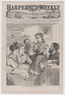 Our Next President (Harper's Weekly, Vol. XII), October 31, 1868. Creator: Unknown