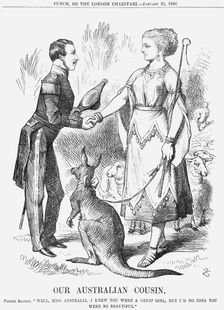 Our Australian Cousin 1868. Artist: John Tenniel