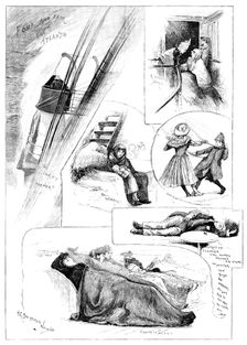 Our Artist’s Voyage to America, 1890. Creator: Unknown