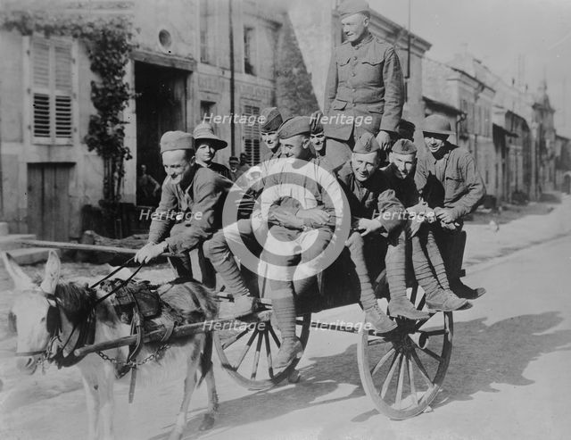 Our boys in France, 1917 or 1918. Creator: Bain News Service.