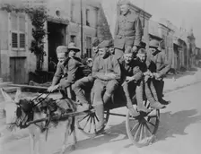 Our boys in France, 1917 or 1918. Creator: Bain News Service