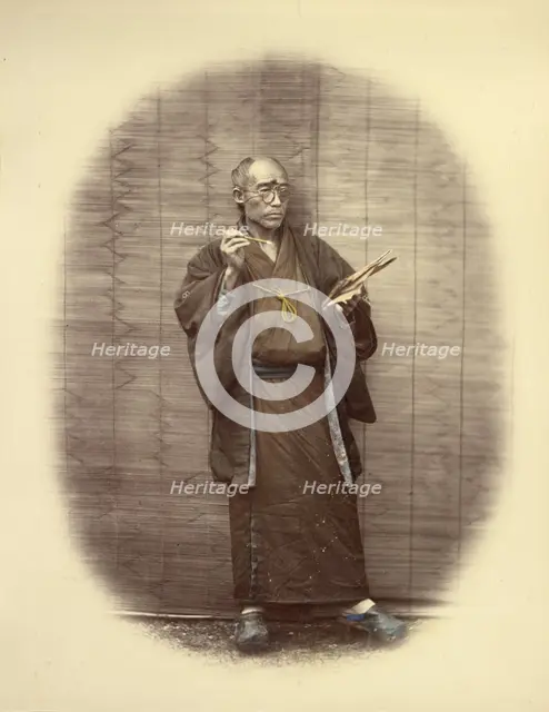Our Chief Artist, 1866-1867. Creator: Felice Beato.