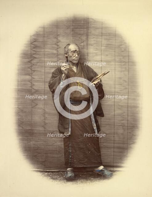 Our Chief Artist, 1866-1867. Creator: Felice Beato.