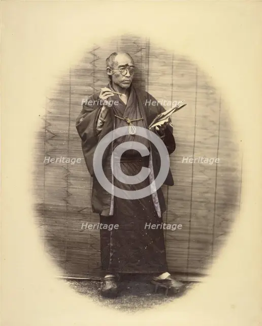 Our Chief Artist, 1868. Creator: Felice Beato.
