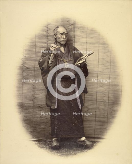 Our Chief Artist, 1868. Creator: Felice Beato.