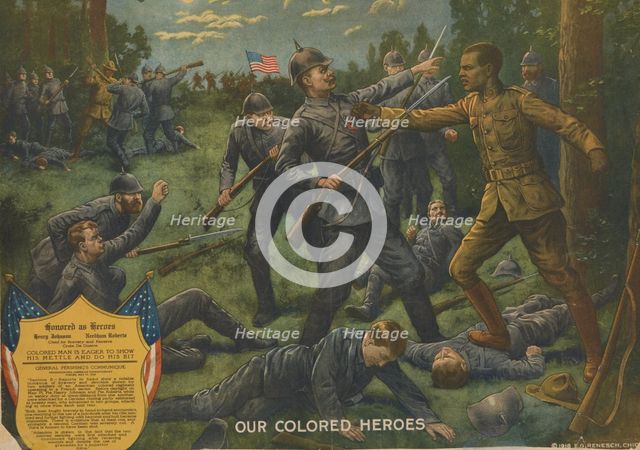 Our Colored Heroes Our Colored Heroes, 1918. Creator: EG Renesch.