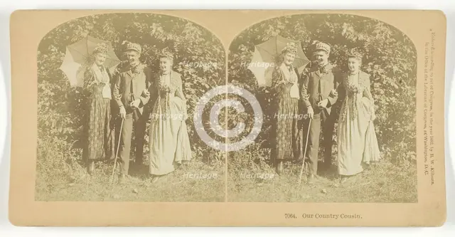 Our Country Cousin, 1882. Creator: BW Kilburn.