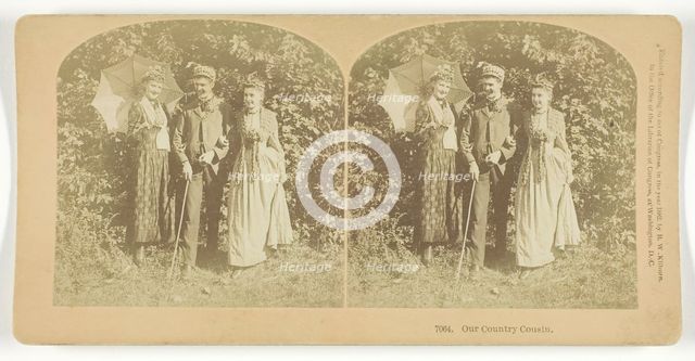 Our Country Cousin, 1882. Creator: BW Kilburn.