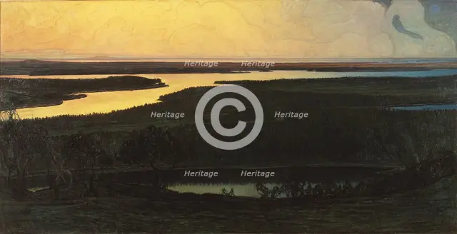 Our Country. Motif from Dalsland, 1902. Creator: Otto Hesselbom.