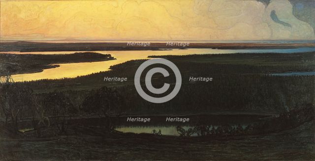 Our Country. Motif from Dalsland, 1902. Creator: Otto Hesselbom.