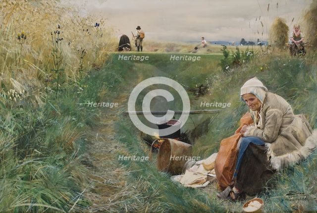 Our Daily Bread, 1886. Creator: Anders Leonard Zorn.