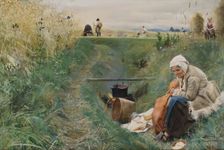 Our Daily Bread, 1886. Creator: Anders Leonard Zorn