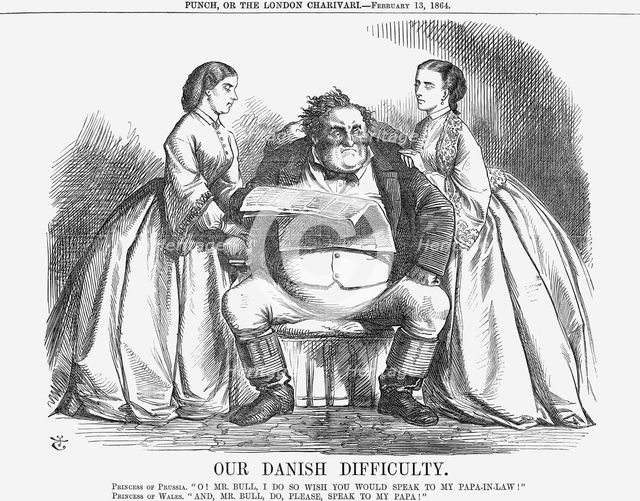 'Our Danish Difficulty', 1864. Creator: John Tenniel.