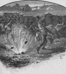 'Our Devoted Men Worked on with a Will 1902. Artist: AP