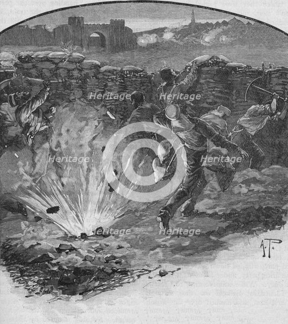 ''Our Devoted Men Worked on with a Will', 1902. Artist: AP.
