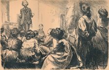 Our Evening Art Classes Have Commenced 1905. Artist: Frederick Henry Townsend