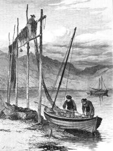 Our Fishing Industries: herring-boats on Loch Fyne, 1883. Creator: Unknown