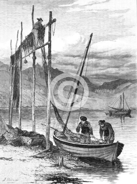Our Fishing Industries: herring-boats on Loch Fyne, 1883. Creator: Unknown.