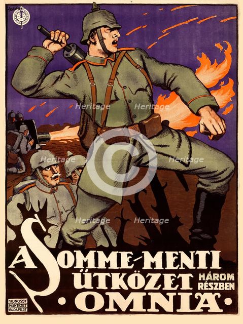 Our Heroes on the Somme , 1916. Creator: Foeldes, Imre (1881-1948).
