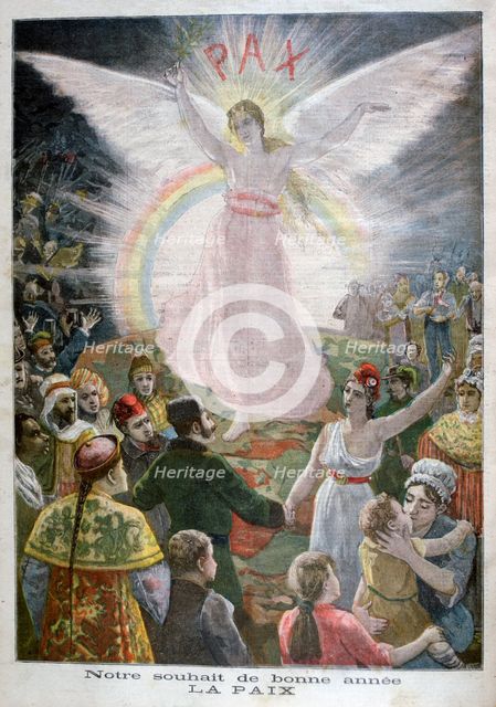 'Our Hope for the New Year: Peace', 1894. Artist: Unknown