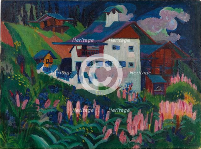 Our house, 1918-1922. Creator: Kirchner, Ernst Ludwig (1880-1938).