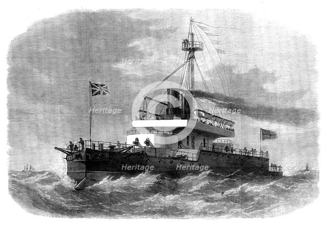 Our Ironclad Fleet: H.M.S. Devastation, 1871. Creator: Unknown.